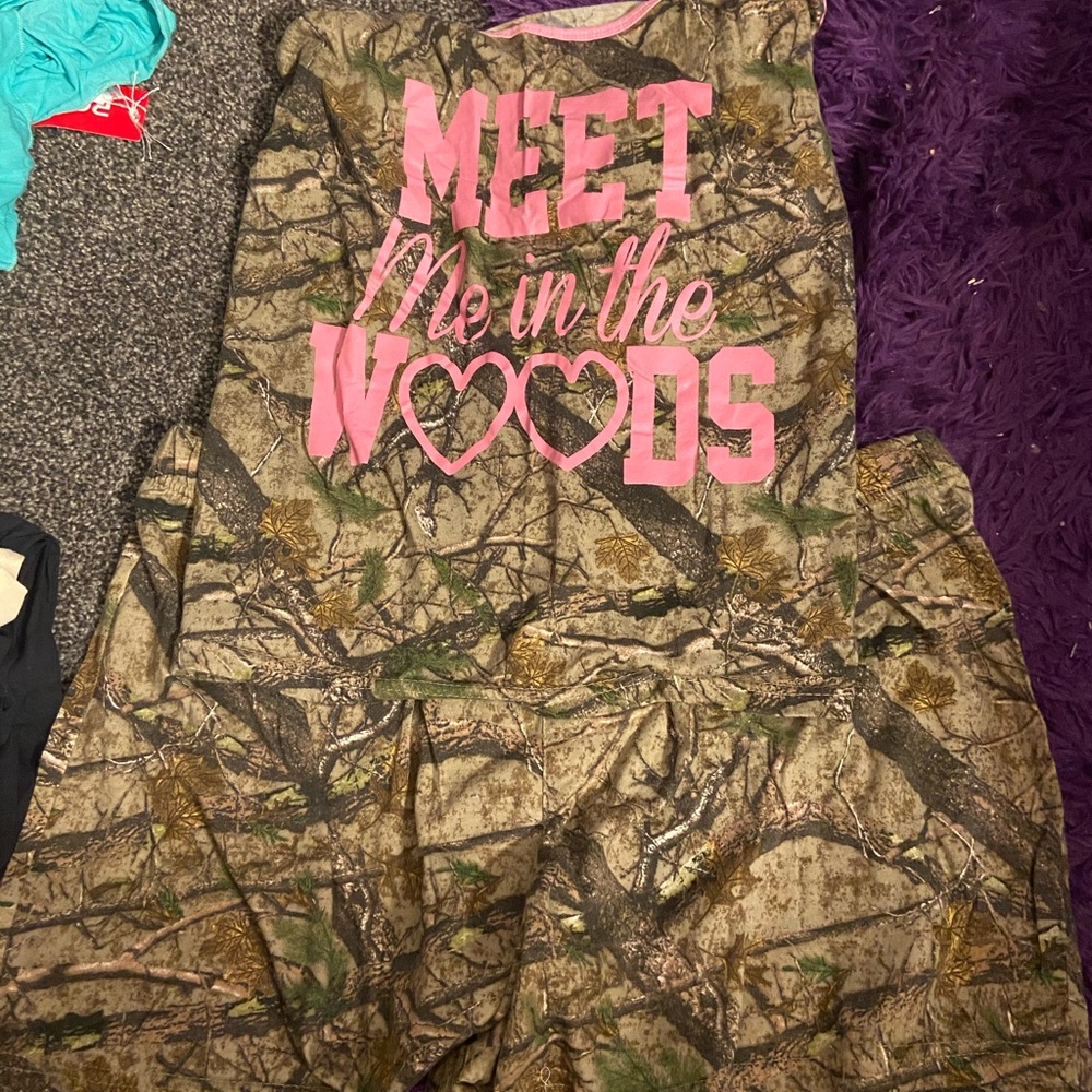 Women’s Wood Camo PJ Set